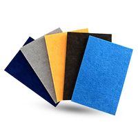 Vente en gros Panneau d'absorption acoustique en fibre de polyester Maternelle Cinéma KTV Isolation murale Panneaux acoustiques en coton Insonorisés