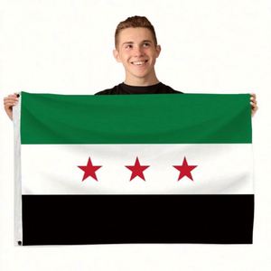 โรงงานขายส่งธงชาติซีเรียแบบดิจิทัลพิมพ์ลาย โพลีเอสเตอร์ 100% ราคาดีที่สุด คุณภาพเยี่ยม - Product Image 1
