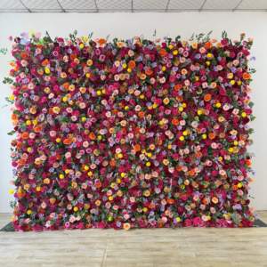 SZ0475ราคาถูกเทียมดอกไม้ผนังฉากหลังแผงดอกไม้3D กุหลาบผนัง Flowerwall ร้านอาหารตกแต่งผนังสำหรับขายส่ง - Product Image 4