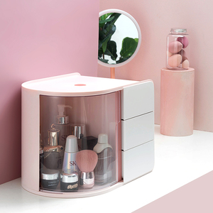 Organisateur de maquillage transparent en plastique acrylique pour femmes <span class=keywords><strong>YOUNA</strong></span>, tiroir à rouge à lèvres, bureau à domicile, sacs de rangement écologiques - Product Image 1