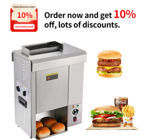 Nhà máy điện tự động Hamburger bánh mì Bun Máy nướng bánh mì torradeira dọc chuỗi nướng bánh burger Bun máy - Product Image 3