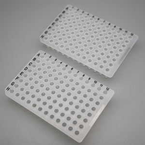 แผ่น PCR ยี่ห้อ Yongyue แบบ 96 หลุม 200L ไม่มีสเกิร์ต โปร่งใส ก้นแบน สำหรับใช้ในห้องปฏิบัติการ - Product Image 2