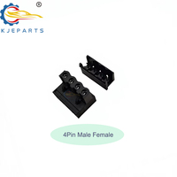 Ensemble de borniers mâles et femelles 2EDGR à 2EDGK à 4 broches, pas de 5,08 mm, connecteur enfichable pour circuit imprimé