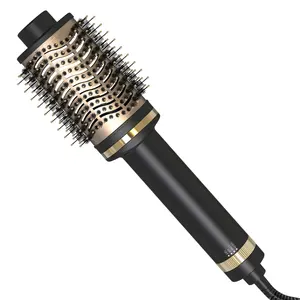 Iyi kalite elektrikli fırça saç düzleştirici fön makinesi bir adım sıcak hava fırça 3 In 1 saç düzleştirme çubuğu taşınabilir