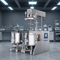 Homogénéisateur hydraulique sous vide SME-E 2000L avec PLC, moteur AC et contrôle numérique pour l'industrie cosmétique et alimentaire
