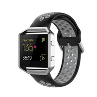 Neues weiches Silikon armband für Fitbit versa 4/sense 2 Sport atmungsaktives Armband Für Fitbit versa 4 Double Silikon Uhren armband