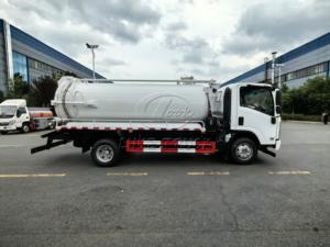 Isu Zu Kv600 4X2 5000liters Suction Sewerage septic suction truck sewer vacuum truck Hot Sale From Original Factory - Product Image 3