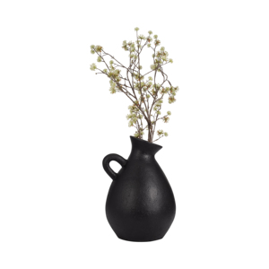 Vaso in terracotta con manico per decorazioni da soggiorno, complemento d'arredo per camera da letto, ufficio, centrotavola - Product Image 2