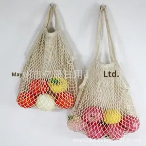 Supermarché Légumes Fruits Maille Sac À Provisions Portable Coton Net Sac <span class=keywords><strong>De</strong></span> Mode Style En Stock - Product Image 6