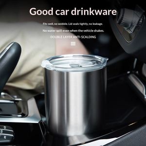 New 304 Stainless Steel <b>Straw</b> <b>Cup</b> Tumbler Ice <b>Cup</b> Car Vacuum Insulated <b>Cup</b> with Lid - Product Image 4