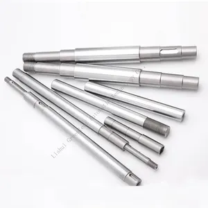 Carbon steel chrome plated 45 angle end process hardened shaft 30mm dia for wood machine
