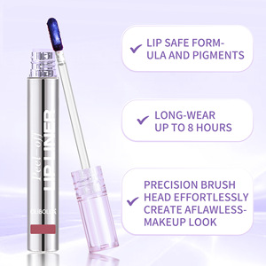MLM Custom Matte Blue Shimmer Peel Off <b>Lip</b> Stain Waterproof High Color Rendering Long Lasting Hydrating Long wear <b>lip</b> color - Product Image 2