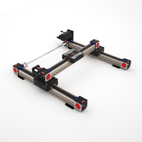 Robot à portique WDT5050A, table XYZ, routeur CNC, module de mouvement linéaire motorisé à 3 axes, rail de guidage à courroie avec moteur pas à pas