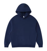 Pull d'hiver de haute qualité coton polaire poche Streetwear pull sérigraphie personnalisé surdimensionné sweat à capuche lourd pour hommes