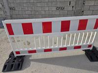 Barrera de Seguridad Vial de Acero y Plástico para Carreteras Urbanas, Barricada, Barrera de Tráfico Reflectante EU