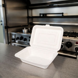 750ml Conteneur Alimentaire En Bagasse De Canne à Sucre Biodégradable Et Jetable Boîte à Lunch En Papier Pulpé - Chine Boîte à Lunch à Emporter Et 750ML Boîte à Lunch Prix