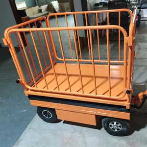 अनुकूलन योग्य भारी शुल्क इलेक्ट्रिक चार पहिया स्टील ट्रॉली औद्योगिक गोदाम हाथ ट्रक उठाने वाले ट्रक - Product Image 4