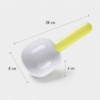 Cuillère à nourriture pour animaux de compagnie, étanche, anti-fuite, à portions contrôlées, écologique, en PP, portable, élégante, adaptée aux chiens et aux chats, pour les sorties en plein air