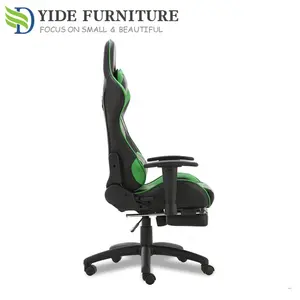 Bí Mật Tốt Nhất Màu Xanh Lá Cây Và Màu Đen Giá Rẻ Recliner Gaming Chair Với Footrest