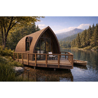 Conception efficace, maisons flottantes en EPS écologiques, arcotées, pour bureaux, magasins, maisons, complexes hôteliers, projets extérieurs, installation facile, étanches