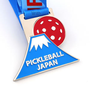 Medallas Deportivas Personalizables de Aleación de Zinc con Cintas de Premio para Pickleball, Bádminton, Boxeo, Levantamiento de Pesas, Karate - para Trofeos - Product Image 6