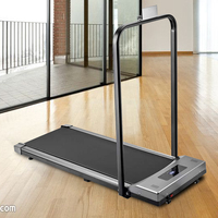 Tapis de course électrique pliable et portable pour la maison, capacité maximale 110 kg, pour la course et la marche