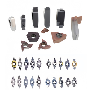 Dao tiện kim loại đặc biệt hình dạng tùy chỉnh, dao tiện CNC làm bằng cacbua vonfram, thép không gỉ, Cermet, độ cứng HRC, hỗ trợ OEM - Product Image 1