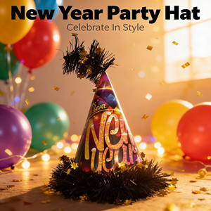 Sombrero <span class=keywords><strong>de</strong></span> Cono Festivo con Purpurina para Fiesta <span class=keywords><strong>de</strong></span> Año Nuevo, Sombrero Negro con Estrellas Doradas para Nochevieja, Suministros para <span class=keywords><strong>Celebraciones</strong></span> - Product Image 3