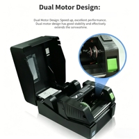 Impresora de Etiquetas de Códigos de Barras TSC TE244 TE344 de Grado Industrial Compacta con Modo de Impresión Térmica Dual y Conectividad Multiinterfaz