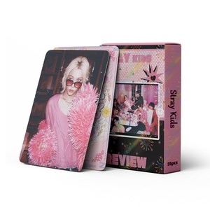 55 Tarjetas LOMO de Stray Kids en Una Caja, Mini Tarjetas Fotográficas de Straykids, Mercancía de Ídolos de Kpop, Regalo para Fans, Tarjeta Lomo de Stray Kids - Product Image 1