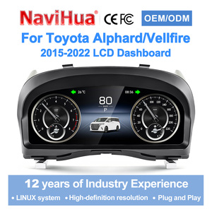 หน้าจอแสดงผลดิจิตอล NaviHua ระบบ Linux สำหรับรถยนต์ Toyota Alphard/Vellfire ปี 2015-2022 - Product Image 2