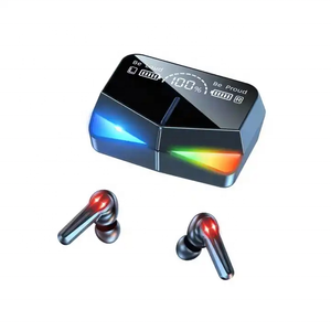 Miroir Tws auriculaire Audifono Gamer écouteurs M28 casques de jeu écouteur Led avec micro faible latence 9D casque stéréo <span class=keywords><strong>sans</strong></span> <span class=keywords><strong>fil</strong></span> - Product Image 1