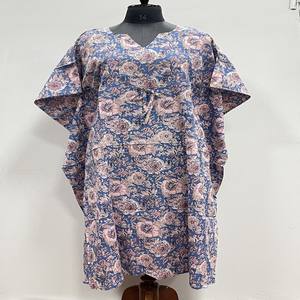 Belle jupe de bikini en coton pur à imprimé floral simple, style modeste, faite à la main, ample, prix de gros, vêtements de printemps - Product Image 1