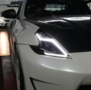 ไฟหน้า LED YLD สำหรับ Nissan 370Z Fairlady Z Z34 ชุดไฟหน้าแต่งรถยนต์ อัพเกรด ปรับ<span class=keywords><strong>แต่ง</strong></span> ติดตั้งง่ายแบบ Plug and Play - Product Image 2