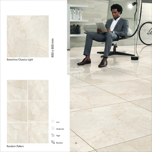 Vistaar Eiffel Breccia <b>Silver</b> 600x600mm Non Slip Porcelain Floor Tiles Glossy Polished 8mm - Product Image 4