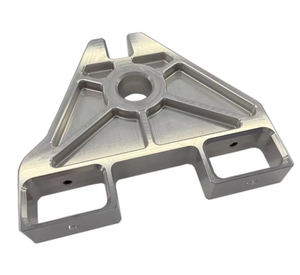 OEM ODM Usinage CNC de haute précision en alliage d'aluminium, cadre de support triangulaire, finition brute, léger, pour applications mécaniques - Product Image 6