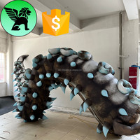 Pied de tentacule gonflable géant pour fête, modèle de décoration, personnalisé pour Festival A9394