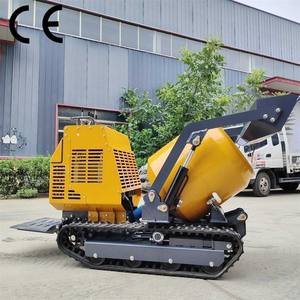 Máquina mezcladora de hormigón EPA CE automática, microcargadora móvil de cemento diésel, mezcladora de hormigón, Mini mezcladora de hormigón sobre orugas Industrial - Product Image 5