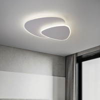 Lustre moderne lampe à Led minimalisme plafonnier encastré pour la maison monté chambre salon plafonnier rond