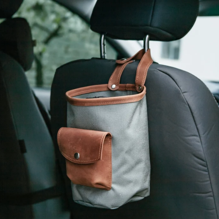 Interior Car Accessories Canvas Trash Can