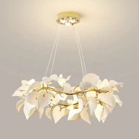 Lustre en céramique pour salon, salle à manger, villa, duplex, lampe décorative en forme de branche d'arbre, luminaire suspendu pour hôtel, bar, restaurant