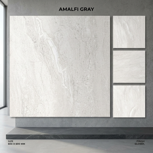 Cream Porcelanato Marble Effect Porcelain Tiles 600x600mm Glossy Interior Floor Ceramic - Product Image 1