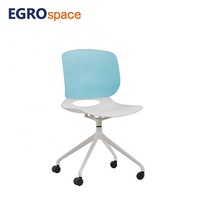 Chaise de réception, de conférence, de formation et de visiteur empilable EGROspace pour mobilier commercial de bureau