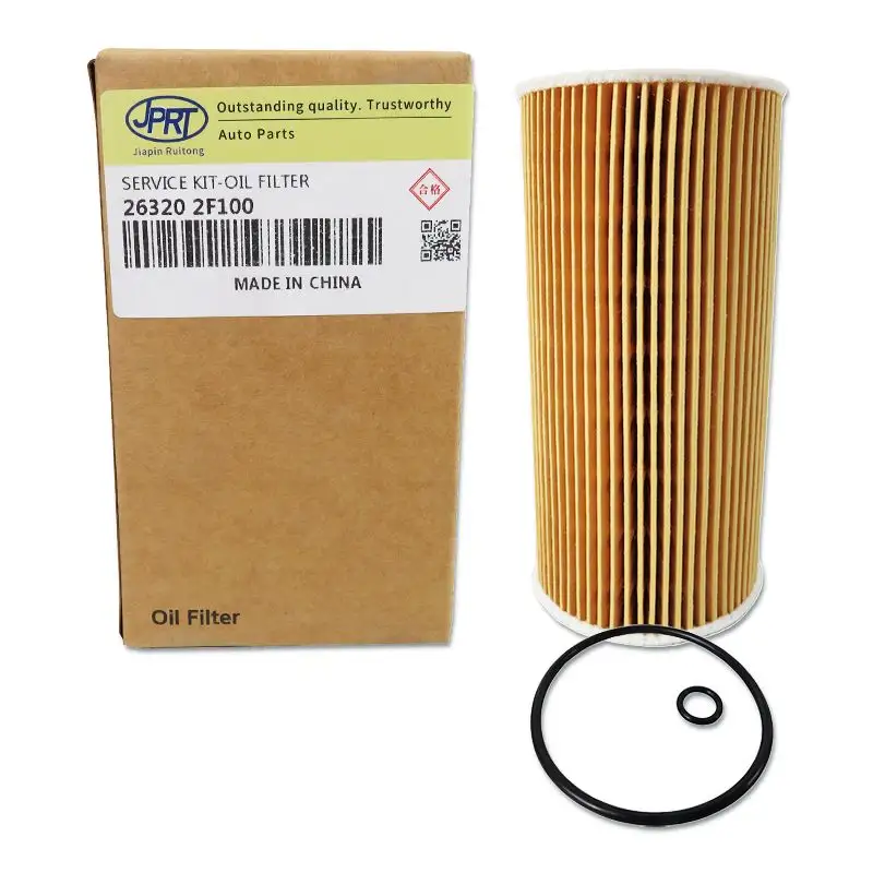 Filtro de óleo do carro de alta qualidade OEM 26320-2F100 26320 2f100 263202f100 Adequado para Hyundai santa fe Kia Sorento Carnaval