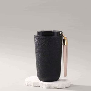 Simple 304 Stainless Steel <b>Coffee</b> Mug Portable Car Thermos Business Office Gift Dual-Drink Mug - Product Image 4