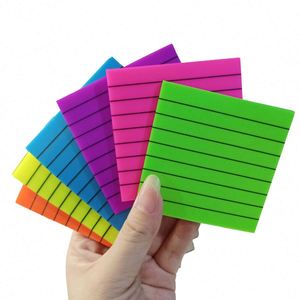 Transparent PET Self-Adhesive Note <b>Pad</b> High-Value Stationery Notepad for Student and Office Use - Product Image 5