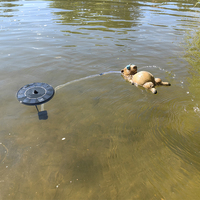 Nouvelles statues de capybara en résine artificielle Art Déco faites à la main, fontaine d'eau solaire d'extérieur, ornements de jardin, marque LIFA