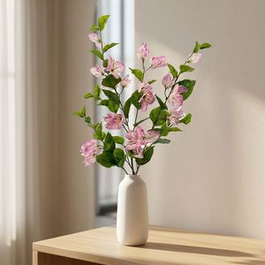 Factory Wholesale Artificial Bougainvillea Artificial <b>Flower</b> Indoor Living Room Decoration <b>Flower</b> Wedding Party Birthday <b>Flower</b> - Product Image 2