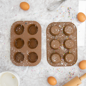 Customized Muffin <b>Tray</b> Silicone Molds Cupcake Brownie Egg Tart Baking Birthday <b>Trays</b> for Oven Kitchen BPA Free <b>Food</b> Grade - Product Image 5
