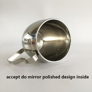 Bán buôn 16oz tấm đồng cổ điển Thép không gỉ Moscow Mule Mug tùy chỉnh vòng búa bia uống Moscow Mule cup - Product Image 3